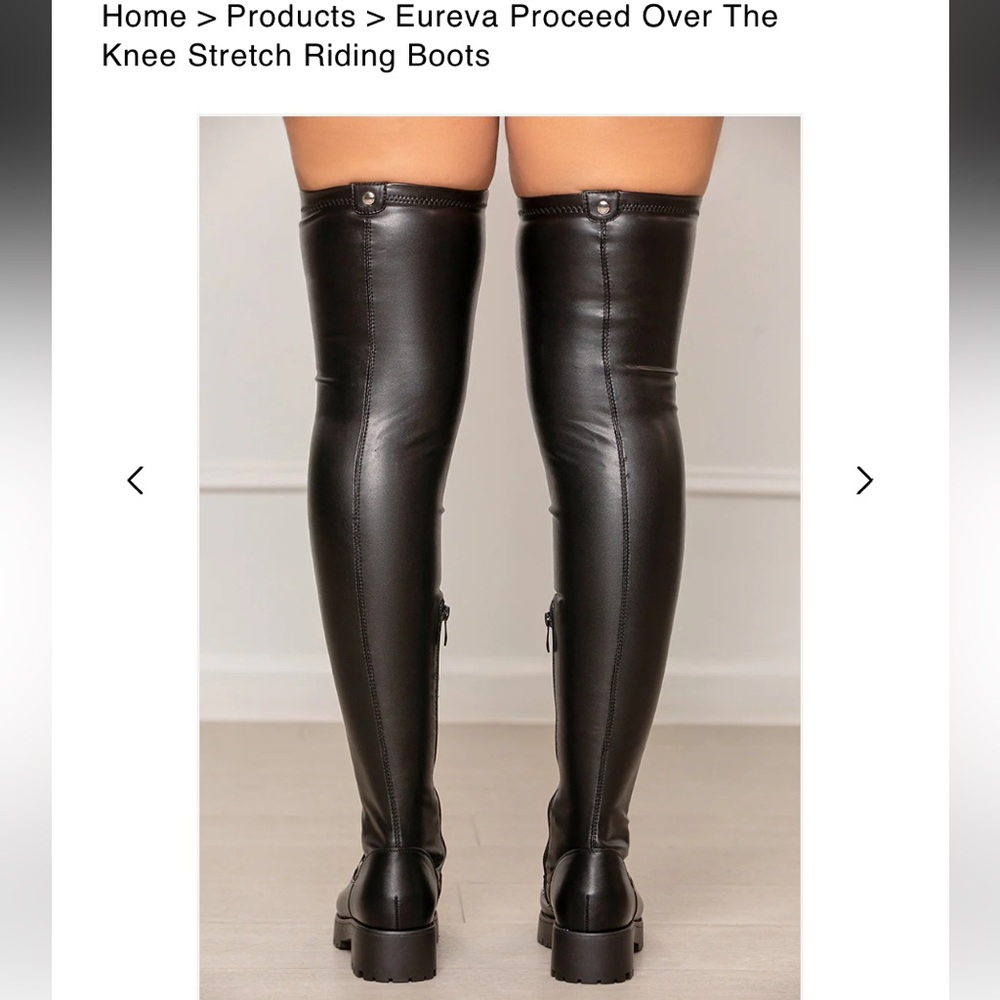 Lilly’s Kloset Eureva Proceed Over The Knee Street Riding Boots